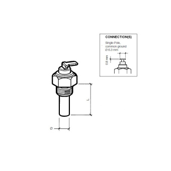 VDO A2C5218494180 – Coolant Temperature Sender 40-120°C M10 287.4-22.7 Ohm