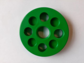 U-Rope Shackle Guard 76 mm 19 mm Hole Green