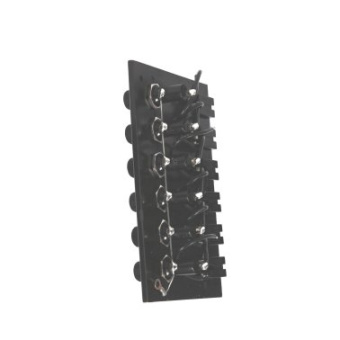 Euromarine Waterproof Electrical Panel - 6 Positions - Black