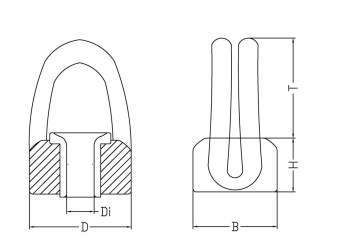 TyeTec WD60 - Dogbone for Swivel W60