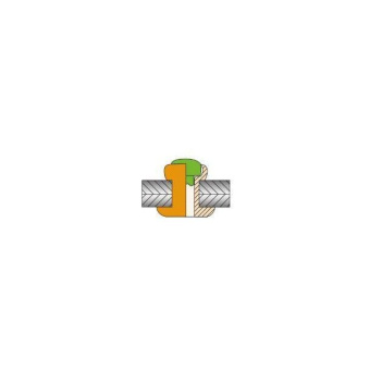 Open Cupro-nickel Flat Head Blind Rivet 4.8X20