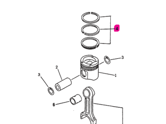 Northern Lights 6221-31-2200 - Piston Ring Set 