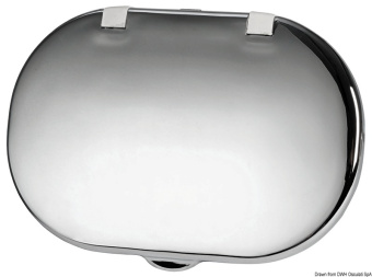 Osculati 15.900.04 - Oval Neutral Door Chromed