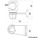 Osculati 15.485.02 - Bulkhead bracket for Saturn shower