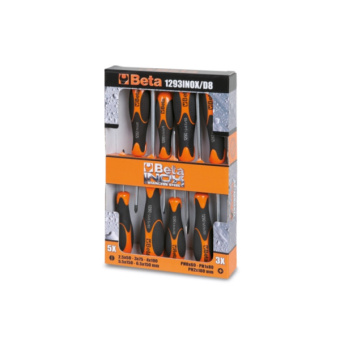 Beta 012930408 - Set Of 8 Screwdrivers Items 1290INOX, 1292INOX