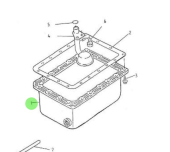 Nanni Diesel 970307834 - Oil Pan Assembly for 3.75HE Engines