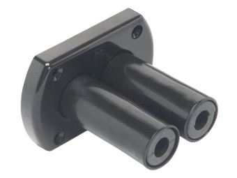 Ultraflex 41299P - Thru-Hull Kit Dual R8B Black