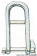 Osculati 08.764.08 - Shackle With Locking Pin And Stop Bar AISI 316 8 mm