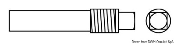 Osculati 43.548.00 - Threaded Zinc Anode 1/2" 16x52 mm