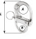 Wichard 2471 - Snap Shackle HR Stainless Steel With Fixed Eye 50 mm Wichard 2471 - Snap Shackle HR Stainless Steel With Fixed Eye 50 mm