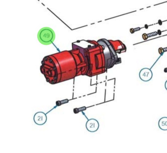 Bukh 612M0010 - Spring Starter for EPA28 Engines