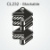 Clamcleat CL232 Cub Cleat for 3–6 mm Rope, Black Nylon Clamcleat CL232 Cub Cleat for 3–6 mm Rope, Black Nylon