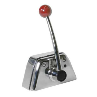Vetus RCTOPS - Single Lever Remote Control, Top Mounting, with Stainless Steel (AISI 316) Handle and Housing