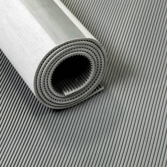 Matting Rubber Corrugated, Non-Conducting 120cm–10m Cert. 3,0