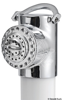 Osculati 15.150.07 - Classic Evo Chromed Shower Box Stainless Steel Hose 4 m Flat Mounting