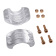 Separate Hose Jacket Clamps 75x8 mm 3" Separate Hose Jacket Clamps 75x8 mm 3"
