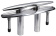 Osculati 40.136.48 - Retract Push-Up Cleat Mirrorpolished AISI316 220mm