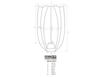 Gnautics 91101723 - Boat Cover XL (325-360cm)