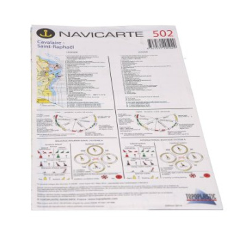 Navicarte Map 502 Cavalaire - Saint Raphaël