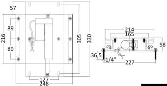 Osculati 48.716.00 - Electric Slide For Seats