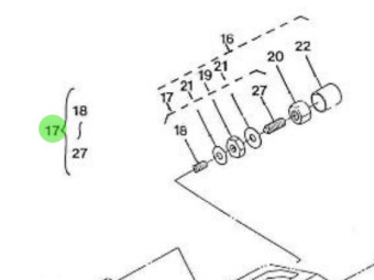 Nanni Diesel 970151126 - Idle Adjustment Screw for Camshaft Assembly