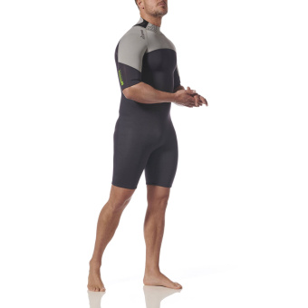 Plastimo P203221 - Essential 3/2mm Neoprene Wetsuit - Men's Shorty Black/Grey Size L