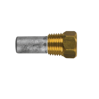 Tecnoseal 02070T - Ford Pencil Anode Ø 10 L.18 Complete With Brass Plug Th. 1/4'' bspt