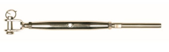 U-Rigging Turnbuckle Stainless Steel Fork And Stud Terminal 6 mm M10