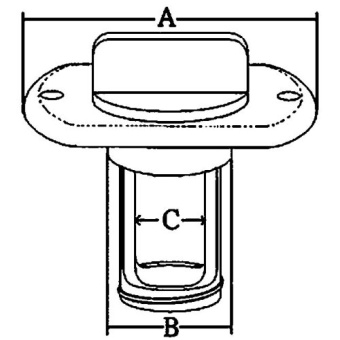 Allpa Stainless Steel Drain With Stainless Steel Plug