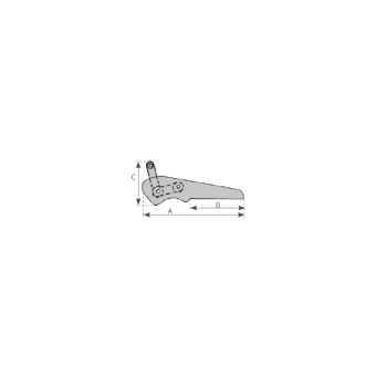 Safe Anodized Aluminum Bow Roller for Anchors up to 12 kg (425 mm)
