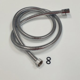 Barka 03.70.21232 - Heavy Duty Chrome Brass Shower Hose 1/2"F - 1/2"C 2 m