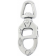 Ronstan RF7310 - Snap Shackle with Trigger and Small Bail 114mm