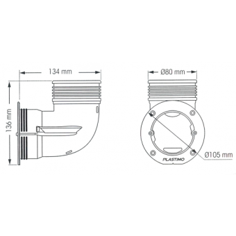 Plastimo Elbow Connector EZ Air 