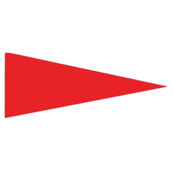 IMPA Red Marine Priority Pennant – 2000x800 mm