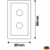 Trem L0680102 - Vertical Electrical Panel With Prewired Circuit Breaker 2 Buttons Up/down Trem L0680102 - Vertical Electrical Panel With Prewired Circuit Breaker 2 Buttons Up/down