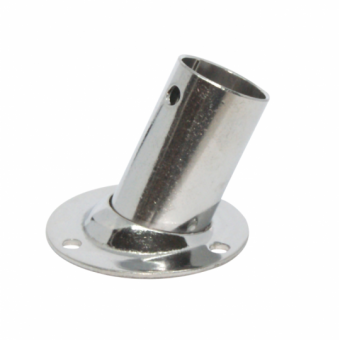 FNI Stainless Steel 60° Round Base Plate Ring, Ø22–25 mm