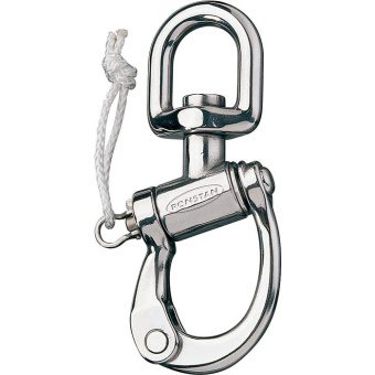 Ronstan RF6411 Swiveling Small Bail Trunion Snap Shackle 137mm