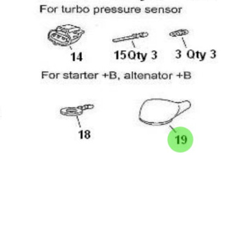 Nanni Diesel 970312371 - Connector Protection for T4 Series Engines