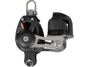 Ronstan RF48330 - Triple Block with Becket Cleat and Swivel Shackle