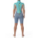 Plastimo P203717 - Essential 3/2mm Neoprene Wetsuit Women's Shorty Grey/Azure Size 8