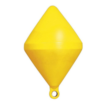 Plastimo 16440 - Bi-conical marking buoy yellow Ø 40 cm - 30 kg