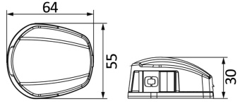 Osculati 11.480.01BU - NEMO LED Navigation Lights - Left+Right 112.5° Horizontal Mounting (Bulk 6 pcs/pair)