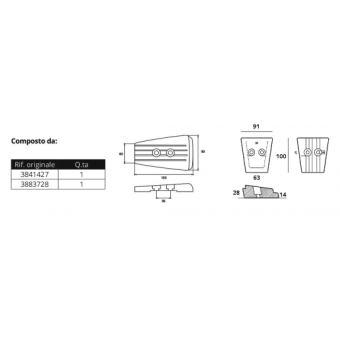 Tecnoseal Aluminium Anodes Kit For Volvo SX-A/DPS