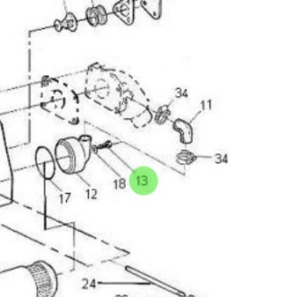 Nanni Diesel 970301263 - M8x45 Bolt for Heat Exchanger Assemblies
