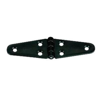 Nuova Rade 43674 - Polyamide Plastic Hinge, Double Oval Black, 135x40mm, 270°