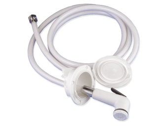 Trem Built In Shower White (RAL9010)
