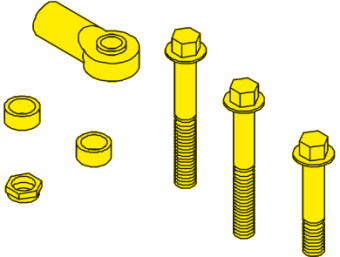SeaStar SA27276 - Spare Rod End Kit For Tie Bar SA27252
