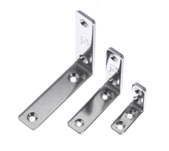Roca 423092 - Right-Angle Mounting Bracket Stainless Steel, 70x70x15mm