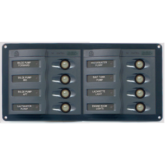 BEP Marine SOP2 - Systems In Operation Panel - 8 LEDs, 12V, 8 Way