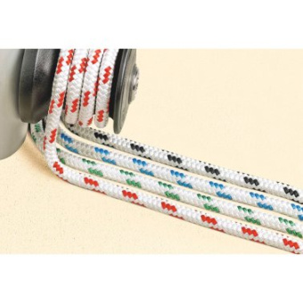 Plastimo 16-Plait Polyester Low-Stretch Sailing Rope with Parallel Core 6-14 mm, 110-220 m